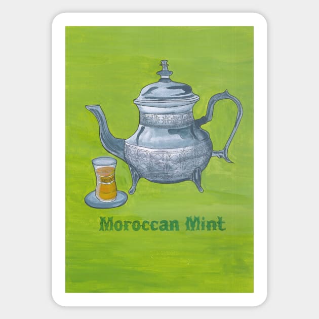 Moroccan Mint Sticker by francesrosey